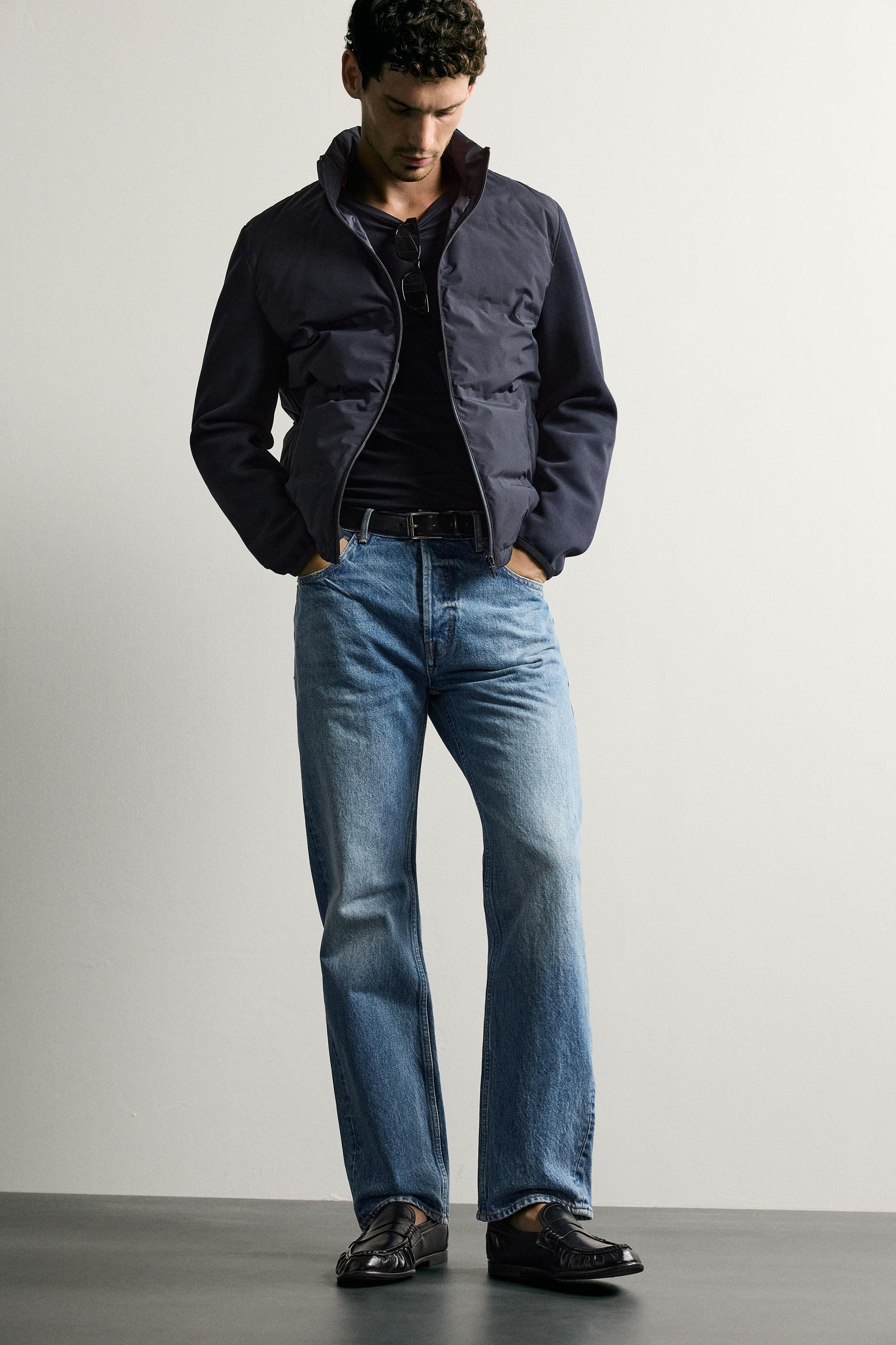 BLOUSON MATELASSÉ EN MATIÈRES VARIÉES
